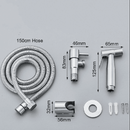 Homezie.de-bathroom-Homezie Bidet Sprühgerät | Hochwertiger Edelstahl | Hygienische Reinigung für das Badezimmer