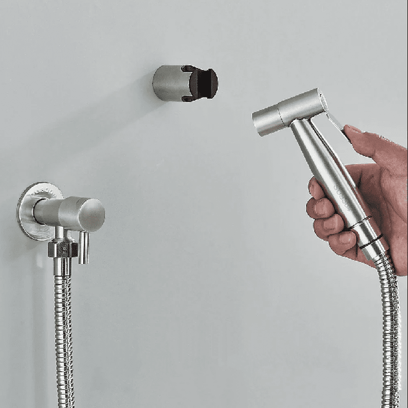 Homezie.de-bathroom-Homezie Bidet Sprühgerät | Hochwertiger Edelstahl | Hygienische Reinigung für das Badezimmer