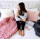 Homezie.de-beddengoed-Homezie Wohndecke | Extra weich | Perfekt zum Kuscheln und Dekorieren