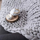 Homezie Grobstrickdecke | Weich & Warm | Ideal für Sofa und Bett