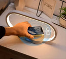 Homezie.de-gadgets-Homezie Nachttischlampe | Integrierte dimmbare Lampe & kabelloses Ladegerät | Multifunktionales Nachttischzubehör