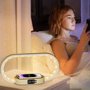 Homezie.de-gadgets-Homezie Nachttischlampe | Integrierte dimmbare Lampe & kabelloses Ladegerät | Multifunktionales Nachttischzubehör