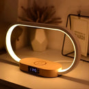 Homezie.de-gadgets-Homezie Nachttischlampe | Integrierte dimmbare Lampe & kabelloses Ladegerät | Multifunktionales Nachttischzubehör