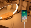 Homezie.de-gadgets-Homezie Nachttischlampe | Integrierte dimmbare Lampe & kabelloses Ladegerät | Multifunktionales Nachttischzubehör