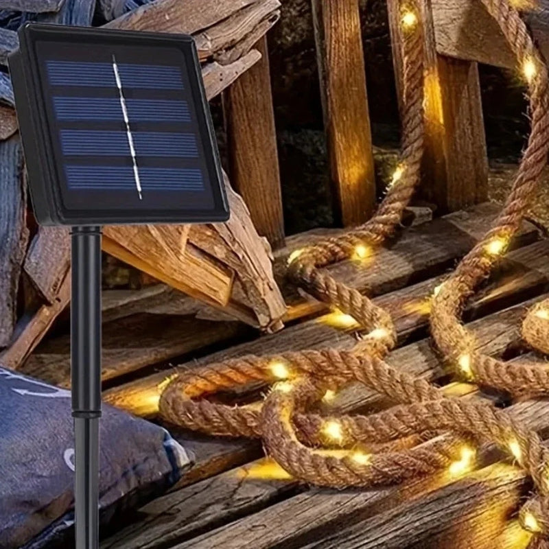 Homezie.de-lighting-Homezie Solar Seil | Solarenergie | Außenbeleuchtung für Garten und Terrasse
