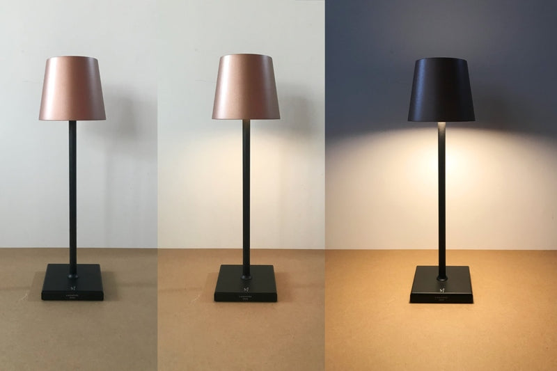Homezie.de-moku park-Homezie Tragbare Tischlampe | LED-Beleuchtung | Ideal für Innen- und Außenbereich