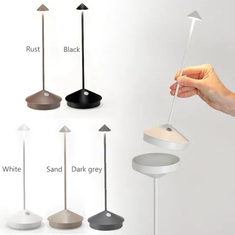 Homezie.de tafellamp Homezie Tischlampe | Minimalistisches Design | Ideal für Innen- und Außenbereiche