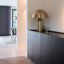 Homezie.de-tafellampen-Homezie Tischlampe | Geometrisches Design aus Metall | Innenbeleuchtung mit LED- und Edison-Lampen