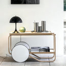 Homezie Tischlampe | Tragbar | Stilvolles Design in Weiß