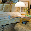 Homezie Tischlampe | Tragbar | Stilvolles Design in Weiß