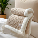 Homezie Kuscheldecke | Wendbares Fleecedesign, weiche Oberfläche, 100–200 × 150–230 cm | Für Bett und Sofa