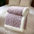 Homezie Kuscheldecke | Wendbares Fleecedesign, weiche Oberfläche, 100–200 × 150–230 cm | Für Bett und Sofa