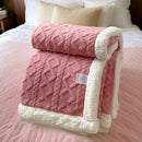 Homezie Kuscheldecke | Wendbares Fleecedesign, weiche Oberfläche, 100–200 × 150–230 cm | Für Bett und Sofa
