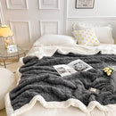 Homezie Kuscheldecke | Wendbares Fleecedesign, weiche Oberfläche, 100–200 × 150–230 cm | Für Bett und Sofa