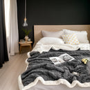 Homezie Kuscheldecke | Wendbares Fleecedesign, weiche Oberfläche, 100–200 × 150–230 cm | Für Bett und Sofa
