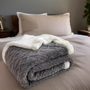 Homezie Kuscheldecke | Wendbares Fleecedesign, weiche Oberfläche, 100–200 × 150–230 cm | Für Bett und Sofa