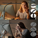Homezie Schreibtischlampe | Flexibler Schwanenhals mit Dimmfunktion | Blendfreie Beleuchtung für Büro und Homeoffice