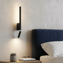 Homezie LED-Wandleuchte | Drehbarer Lesespot & Ambientelicht | Minimalistische Beleuchtung für Schlafzimmer und Wohnräume