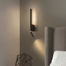 Homezie LED-Wandleuchte | Drehbarer Lesespot & Ambientelicht | Minimalistische Beleuchtung für Schlafzimmer und Wohnräume