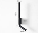 Homezie LED-Wandleuchte | Drehbarer Lesespot & Ambientelicht | Minimalistische Beleuchtung für Schlafzimmer und Wohnräume