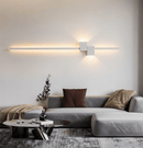 Homezie LED-Wandleuchte | Minimalistisches Design mit indirektem Licht | Moderne Ambientebeleuchtung für Wohnräume