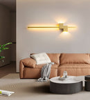 Homezie LED-Wandleuchte | Minimalistisches Design mit indirektem Licht | Moderne Ambientebeleuchtung für Wohnräume
