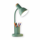 Homezie LED-Schreibtischlampe | Mit integriertem Stiftehalter und 3 Lichtfarben | Für Büro, Lernen und Homeoffice