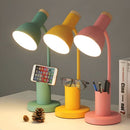 Homezie LED-Schreibtischlampe | Mit integriertem Stiftehalter und 3 Lichtfarben | Für Büro, Lernen und Homeoffice