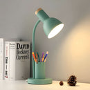 Homezie LED-Schreibtischlampe | Mit integriertem Stiftehalter und 3 Lichtfarben | Für Büro, Lernen und Homeoffice