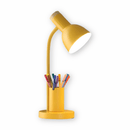 Homezie LED-Schreibtischlampe | Mit integriertem Stiftehalter und 3 Lichtfarben | Für Büro, Lernen und Homeoffice