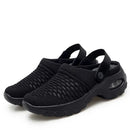 Homezie Damen-Clogs | Atmungsaktives Mesh, Luftpolster-Dämpfung & Rutschfeste Sohle | Bequeme Slipper für Alltag und lange Arbeitstage