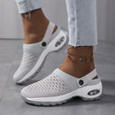 Homezie Damen-Clogs | Atmungsaktives Mesh, Luftpolster-Dämpfung & Rutschfeste Sohle | Bequeme Slipper für Alltag und lange Arbeitstage
