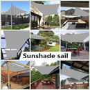 Homezie Sonnensegel | Wasserabweisend & UV-beständig | Rechteckig für Garten, Terrasse und Balkon