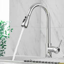 Homezie Küchenarmatur | Ausziehbarer Auslauf, Einhebelmischer & 2 Wasserstrahlarten | Flexibler Wasserhahn für moderne Küchen