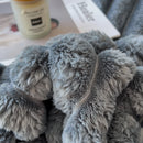 Homezie Kuscheldecke | Dickes Korallenfleece, Breite Streifen & Weiche Oberfläche | Multifunktionale Decke für Sofa, Bett und Haustiere