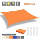 Homezie Sonnensegel | Wasserabweisend & UV-Schutz | Für Garten, Terrasse und Pool