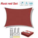 Homezie Sonnensegel | Wasserabweisend & UV-beständig | Rechteckig für Garten, Terrasse und Balkon