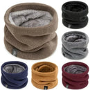 Homezie Gestrickter Halswärmer | Weiches Fleecefutter, wärmend und angenehm zu tragen | Für Winter, Laufen, Wandern und Outdoor-Aktivitäten
