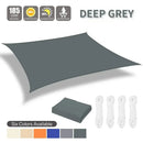 Homezie Sonnensegel | Wasserabweisend & UV-Schutz | Für Garten, Terrasse und Pool