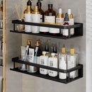Homezie Duschregal | Schwarzes Aluminium, platzsparendes Design, 3 Größen | Für Dusche und Badezimmer