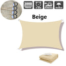 Homezie Sonnensegel | Wasserabweisend & UV-beständig | Rechteckig für Garten, Terrasse und Balkon