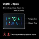 Homezie LED-Duschpaneel | Digitale Temperaturanzeige, Regendusche & SPA-Massagedüsen | Für moderne Badezimmer