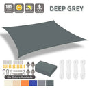Homezie Sonnensegel | Wasserabweisend & UV-Schutz | Für Garten, Terrasse und Pool