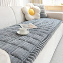 Homezie Bankkissenbezug | Verdickter Cordstoff, Weich, Warm & Rutschhemmend | Sitzauflage für Sofa, Fensterbank und Sitzbank