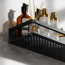 Homezie Duschregal | Schwarzes Aluminium, platzsparendes Design, 3 Größen | Für Dusche und Badezimmer