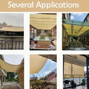 Homezie Schattierungsnetz | UV-beständig & Atmungsaktiv | Für Garten, Terrasse und Pflanzen