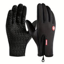 Homezie Winterhandschuhe | Winddicht, Rutschhemmend & Touchscreen-tauglich | Warme Handschuhe für Radfahren, Fahren und Outdoor-Aktivitäten