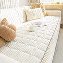 Homezie Bankkissenbezug | Verdickter Cordstoff, Weich, Warm & Rutschhemmend | Sitzauflage für Sofa, Fensterbank und Sitzbank