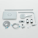 Homezie Regenduschsystem | Regendusche, Handbrause & Mischbatterie | Für moderne Badezimmer