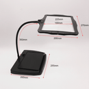 Homezie LED-Lupenlampe | 3-fache Vergrößerung mit flexiblem Schwanenhals | Präzises Arbeiten und Lesen